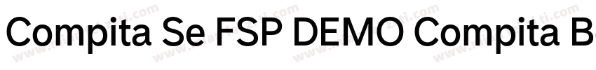 Compita Se FSP DEMO Compita BoldmiB字体转换